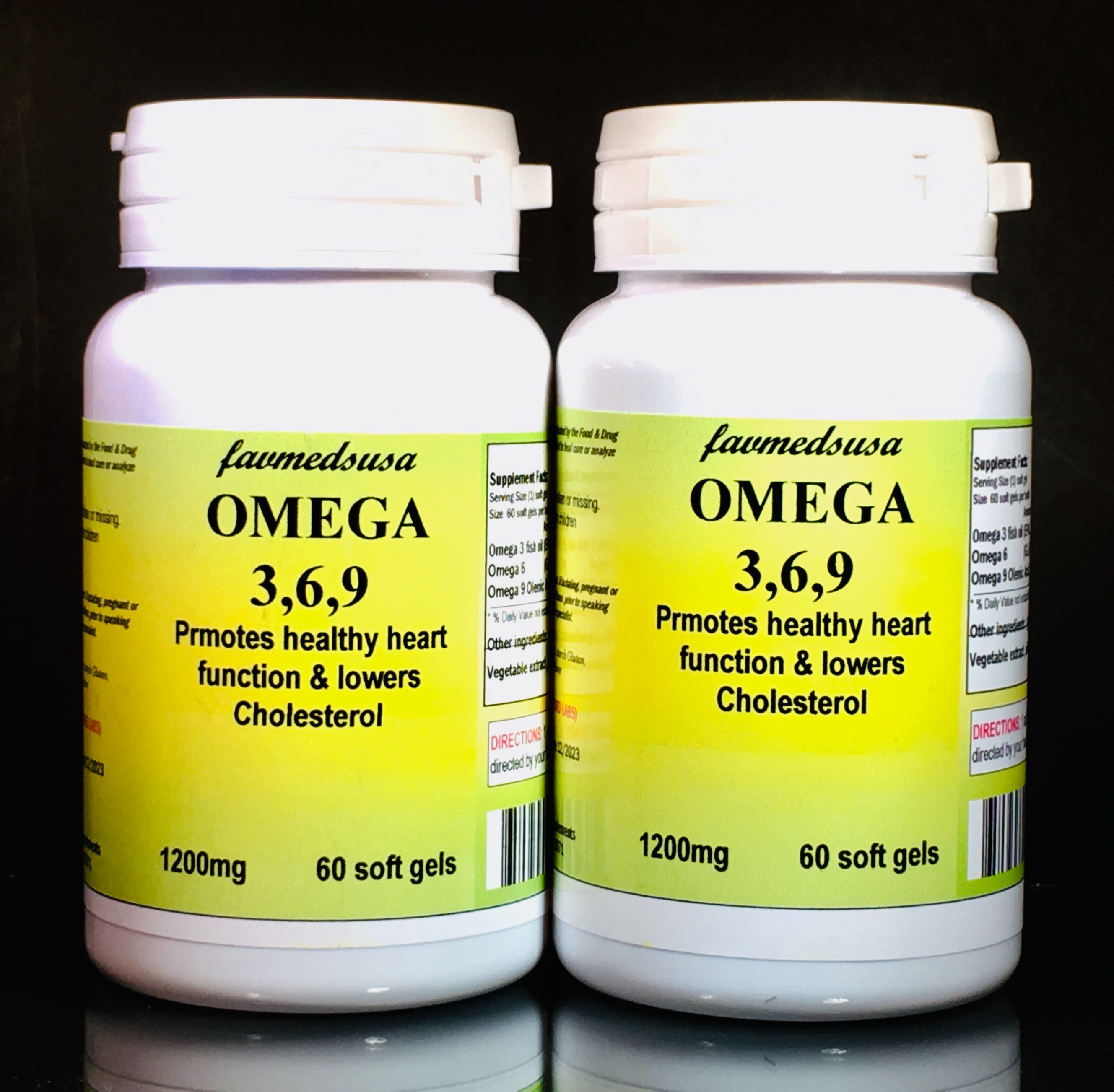 Omega 3,6,9 - 120 (2x60) soft gels